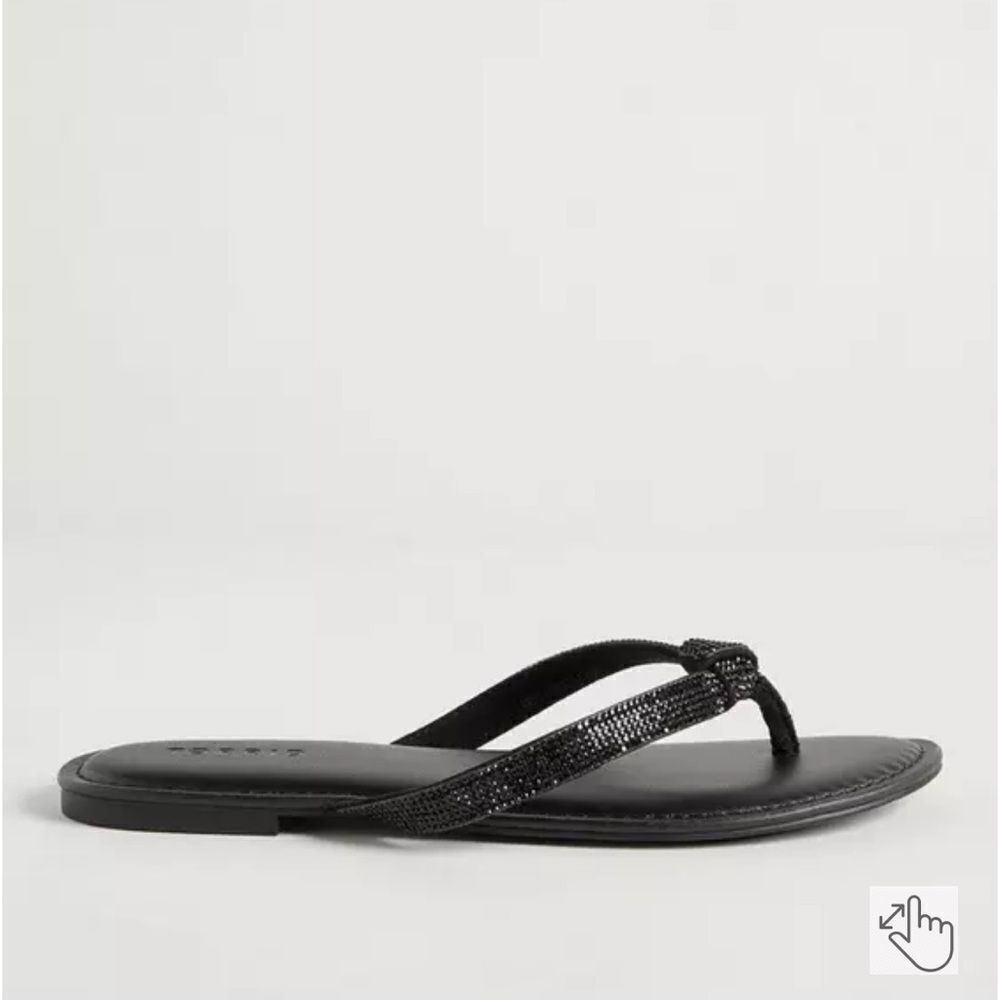 Torrid Rhinestone Knot Flip Flops - Picture 3 of 10